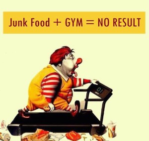 junk food gym